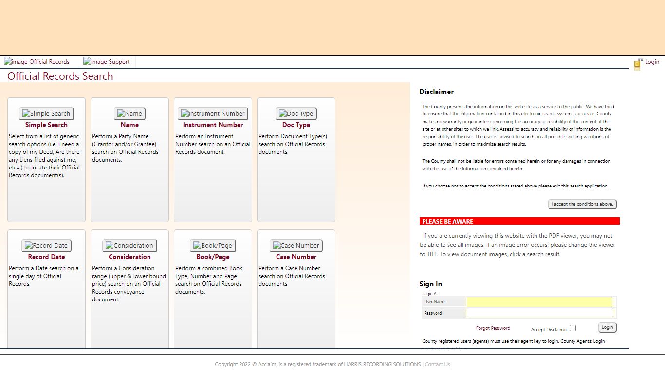 Official Records Search - Pinellas County Public Records